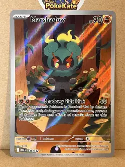 Pokemon TCG Marshadow 146/132 Mega Evolution Illustration Rare- English- Raw-NM+ - Image 1