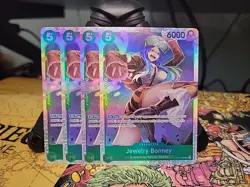 One Piece TCG X4 Jewelry Bonney OP07-026 SR 500 Years in the Future English - Image 1