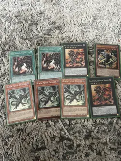 Yugioh Red-Eyes Black Dragon core deck building Cards, Lot of 8 Cards - Image 1