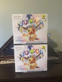 Pokemon TCG Prismatic Evolutions- Elite Trainer Box- Factory Sealed- Lot of 2 - Image 1