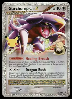 Pokemon Cards Garchomp C LV.X 145/147 Celebrations: Classic Collection NM - Image 1