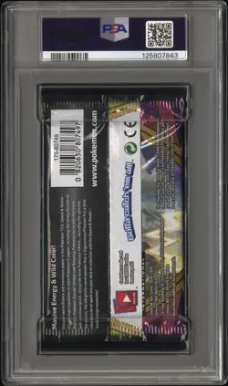 PSA 9 Mint Pokemon Sword & Shield Vivid Voltage Booster Pack Gigantamax Pikachu - Image 2