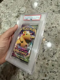 PSA 10 Vivid Voltage Gigantamax Pikachu Art Graded Booster Pack 2020 Pokemon - Image 4