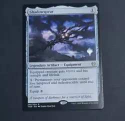 MTG Near Mint Promo Stamp Shadowspear Theros Beyond Death 236/254 - Image 1