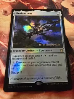 Shadowspear Foil Prerelease Card Theros Beyond Death 236/254 Mint Condition - Image 1