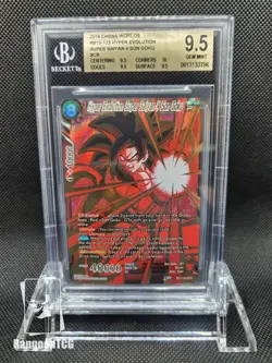 Dragon Ball Super HYPER EVOLUTION SUPER SAIYAN 4 SCR BT3-123 BGS 9.5 High Sub - Image 1
