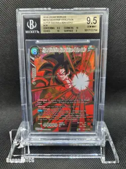 SON GOKU Dragon Ball Super HYPER EVOLUTION SUPER SAIYAN 4 SCR BT3-123 BGS 9.5 - Image 1
