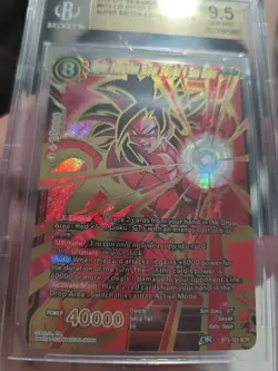 SON GOKU Dragon Ball Super HYPER EVOLUTION SUPER SAIYAN 4 SCR BT3-123 BGS 9.5 - Image 2