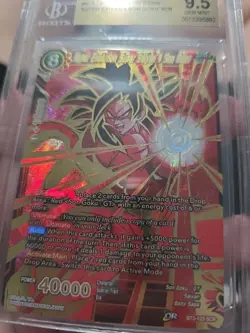 SON GOKU Dragon Ball Super HYPER EVOLUTION SUPER SAIYAN 4 SCR BT3-123 BGS 9.5 - Image 3