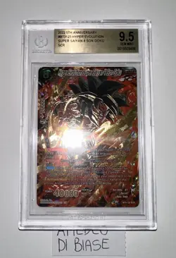 DRAGONBALL BGS 9,5 HYPER EVOLUTION SUPER SAIYAN 4 SON GOKU BT3-123 SCR 5th - Image 2