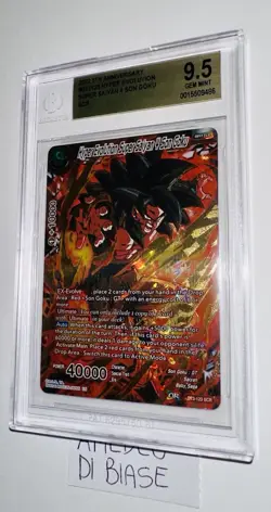DRAGONBALL BGS 9,5 HYPER EVOLUTION SUPER SAIYAN 4 SON GOKU BT3-123 SCR 5th - Image 4