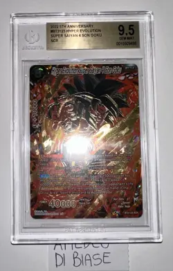 DRAGONBALL BGS 9,5 HYPER EVOLUTION SUPER SAIYAN 4 SON GOKU BT3-123 SCR 5th - Image 5