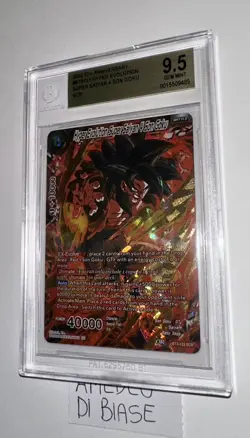 DRAGONBALL BGS 9,5 HYPER EVOLUTION SUPER SAIYAN 4 SON GOKU BT3-123 SCR 5th - Image 4