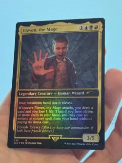 1X FOIL Eleven, the Mage MINT MTG Magic Secret Lair X Stranger Things 2021 EDH - Image 2