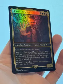 1X FOIL Eleven, the Mage MINT MTG Magic Secret Lair X Stranger Things 2021 EDH - Image 3