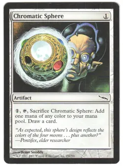 Magic_the_gathering Mirrodin Chromatic Sphere #151 2003,MTG,LP Common - Image 1
