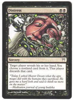 Magic_the_gathering Champions of Kamigawa Distress #111 MTG,LP Common - Image 1