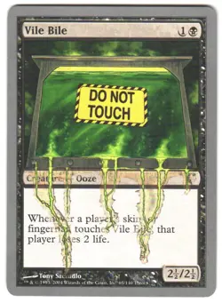Magic_the_gathering Unhinged Vile Bile #65 2004,MTG,LP Common - Image 1
