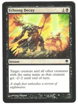 Magic_the_gathering Darksteel Echoing Decay #41 2004,MTG,LP Common - Image 1
