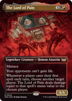 The Lord of Pain - BORDERLESS FOIL NM (MTG Duskmourn Commander 003)) - Image 1