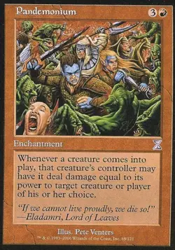 Pandemonium - Light Play MTG Time Spiral Time Shifted - Image 1