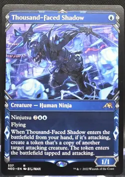 Thousand-Faced Shadow #337 Kamigawa: Neon Dynasty Showcase Regular Rare - Image 1