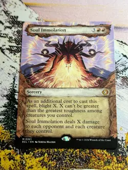 Soul Immolation (Showcase) 321 MTG NM - Lorwyn Eclipsed - Image 1