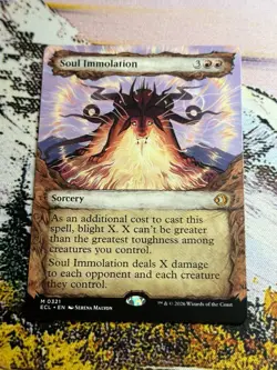 Soul Immolation (Showcase) 321 MTG NM - Lorwyn Eclipsed - Image 2