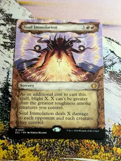 Soul Immolation (Showcase) 321 MTG NM - Lorwyn Eclipsed - Image 5