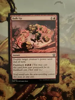 1x Bulk Up MTG Foundations Uncommon Nonfoil NM - Image 1