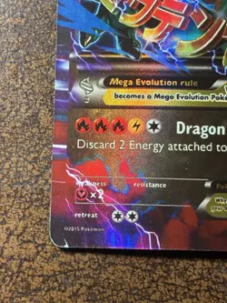 Pokemon M Rayquaza EX XY Roaring Skies Mega TCG Card 61/108 NEAR MINT - Image 2