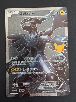 Zekrom 114/114 Celebrations Classic Collection Holo Pokemon Card NM - Image 1