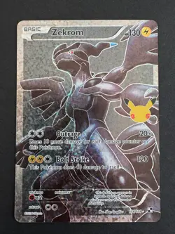 Zekrom 114/114 Celebrations Classic Collection Holo Pokemon Card NM - Image 1