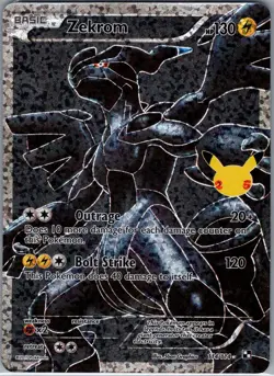Zekrom 114/114 Celebrations: Classic Collection - Pokemon Card - NM - Image 1