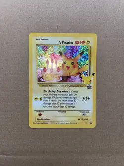Birthday Pikachu 24 HOLO Celebrations Classic Collection 25th Pokemon Card NM - Image 2