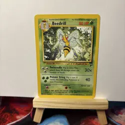 Pokemon Base Set 2 Beedrill 21/130 LP-NM - Image 1