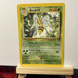 Pokemon Base Set 2 Beedrill 21/130 LP-NM - Image 2