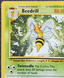 Beedrill - Base Set 2 - #21/130 - Rare Vintage Pokemon Card 1999 WOTC - Image 2
