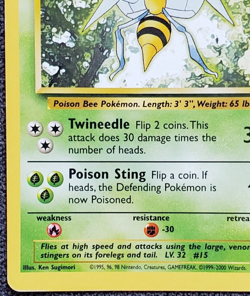 Beedrill - Base Set 2 - #21/130 - Rare Vintage Pokemon Card 1999 WOTC - Image 5