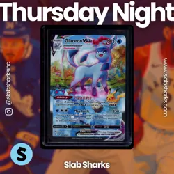 2021 POKEMON SWORD & SHIELD EVOLVING SKIES #209/203 GLACEON VMAX ALTERNATE ART - Image 1