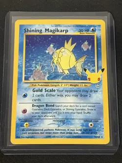 Shining Magikarp 66/64 Celebrations Classic Collection Holo NM Pokemon Card - Image 1