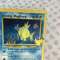 Shining Magikarp 66/64 Celebrations Classic Collection Holo Pokemon Card NM (2) - Image 4