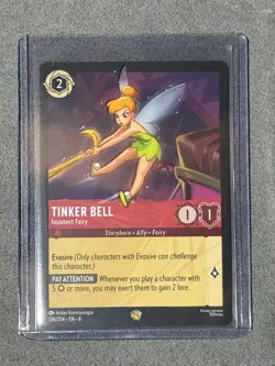 Disney Lorcana TCG Tinker Bell Insistent Fairy 136/204 Reign of Jafar Legendary - Image 1