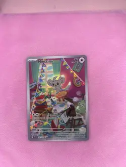 Pokemon TCG Minccino Illustration Rare Card Temporal Forces 182/162 NM Condition - Image 1