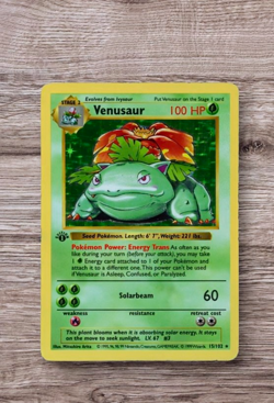 Pokemon TCG Venusaur Base Set 15/102 Holo 1999-2000 Wizards Base Set... - Image 1