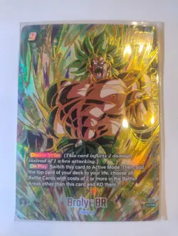 Broly: BR FB06-120 SCR☆ Alt Art Fusion World Dragon Ball Super Card - Image 1