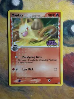 Mankey 70/110 Reverse Holo Delta Species ex Holon Phantoms Pokemon Card HP - Image 2
