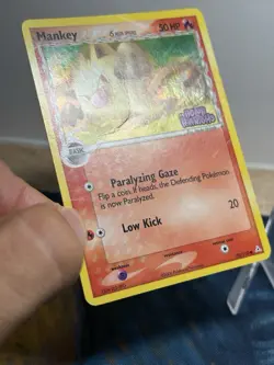 Mankey 70/110 Reverse Holo Delta Species ex Holon Phantoms Pokemon Card HP - Image 5