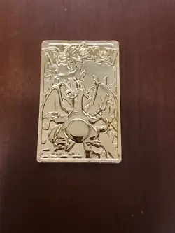 1999 Pokemon Burger King 23K Gold Plated Card Set of 3, Pikachu, Charizard, Mew2 - Image 4