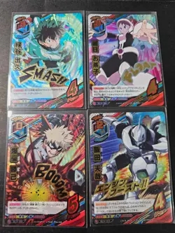 [SALE] Izuku/Bakugo HA-01-001 UR 4Set My Hero Academia Tag Card Game japanese - Image 1